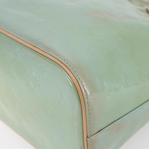 LOUIS VUITTON Monogram Vernis Houston Hand Bag Baby Blue...